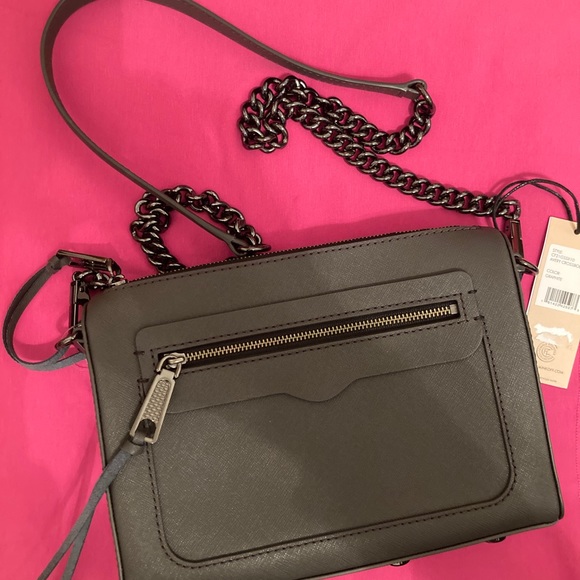 Rebecca Minkoff Avery Leather Crossbody Bag (Color - Graphite) - Picture 5 of 9